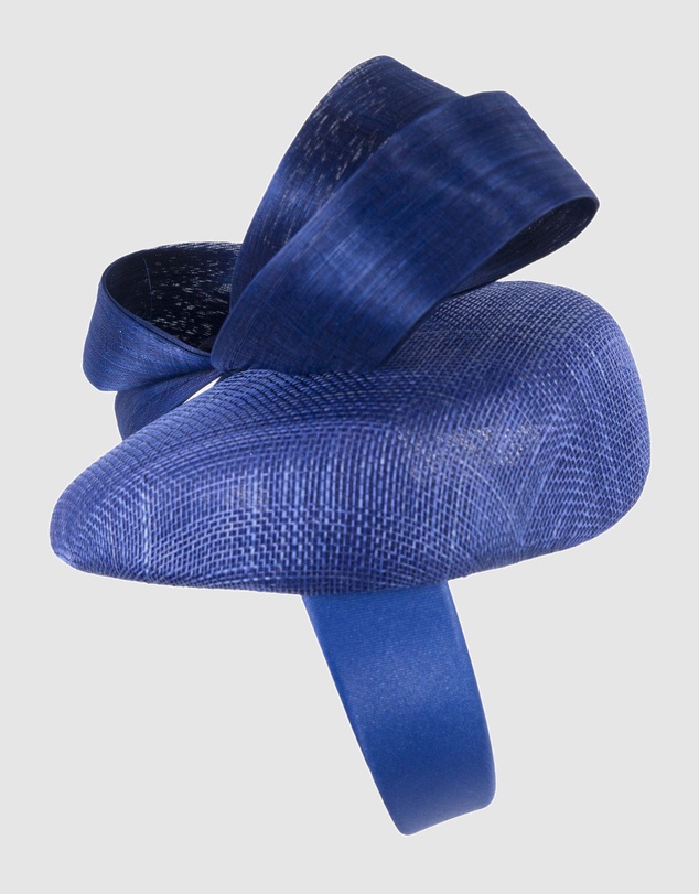 Max Alexander - Royal Blue Pillbox Racing Fascinator