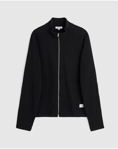 Norse Projects - Teno Cotton Hemp Military Rib Zip Cardigan