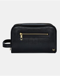 Wolf - Wolf W Logo Washbag Black