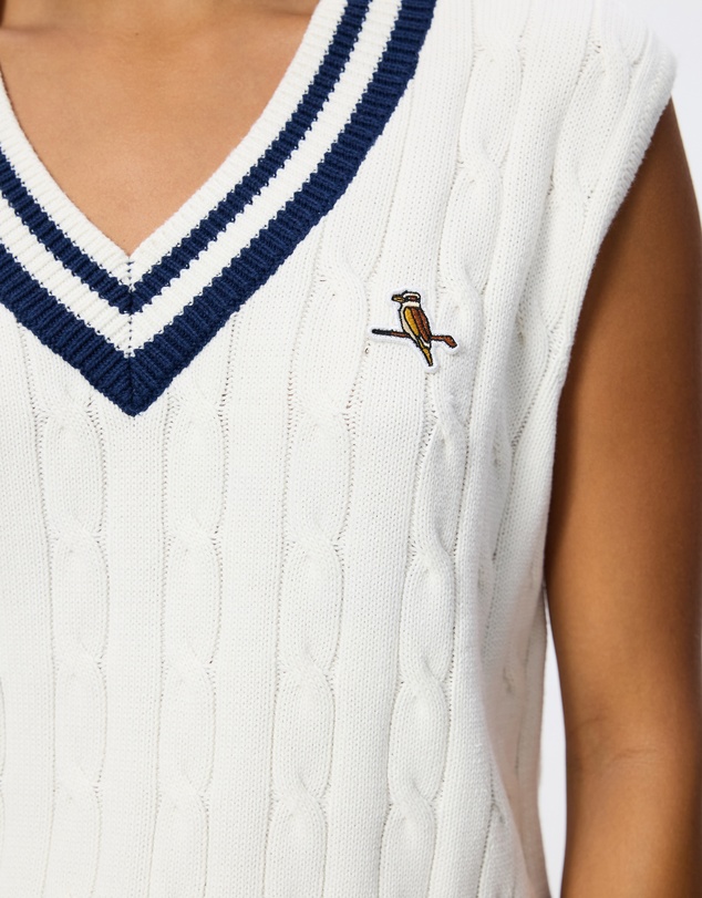 Walker Golf Things - Classic Cable Knit Vest