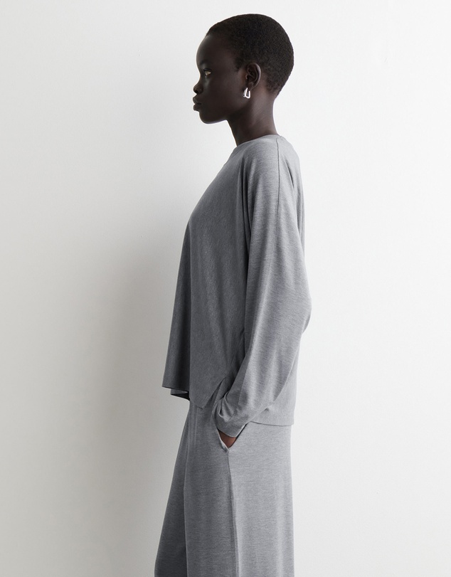 COS - Fluid Jersey Long-Sleeve Top