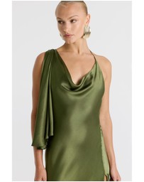Bardot - Anastasia Satin Maxi Dress