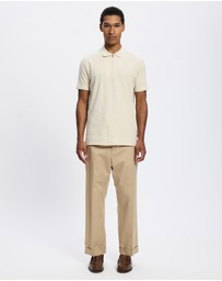 Paul Smith - Jacquard Cotton Zip Polo Shirt