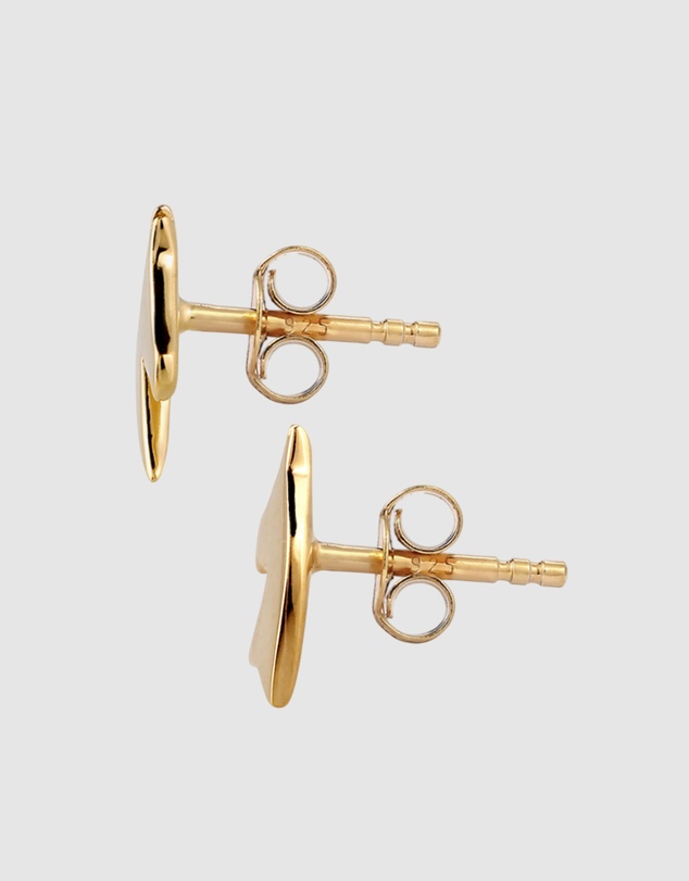 Elli Jewelry - Horse Stud Earrings in Gold-Plated 925 Silver