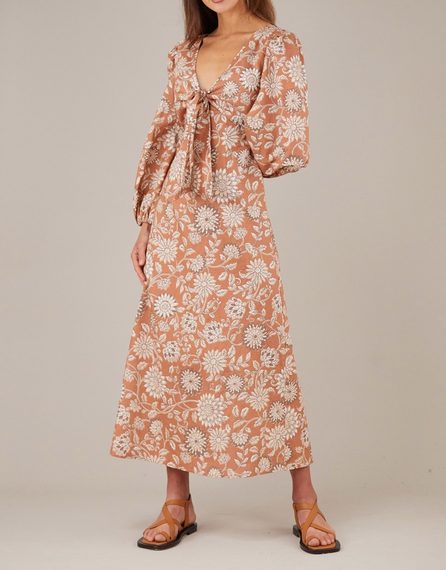 Amelius - Folklore Linen Dress