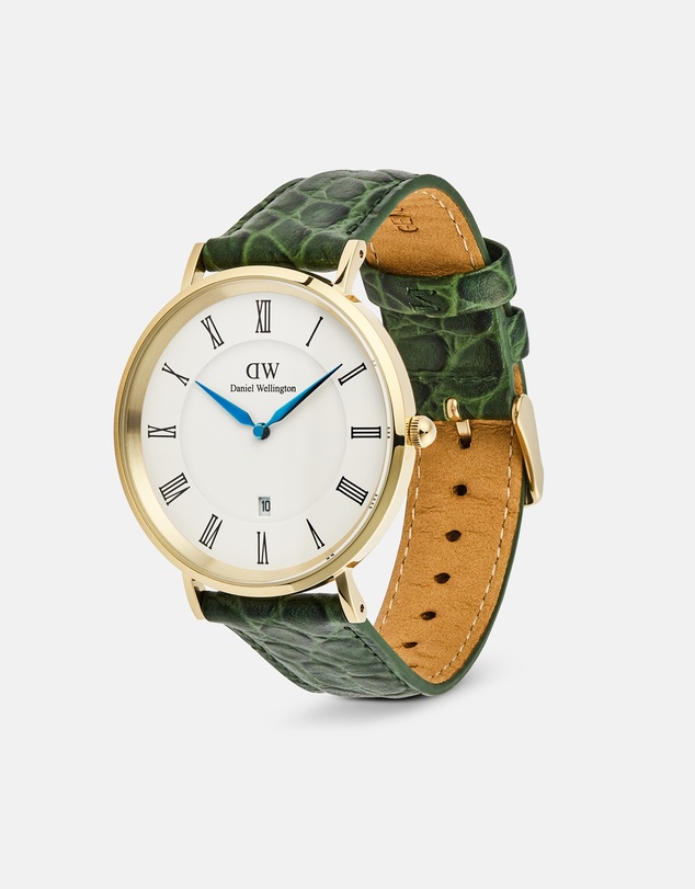 Daniel Wellington - Classic 40mm Roman Numerals Date Croc Belly