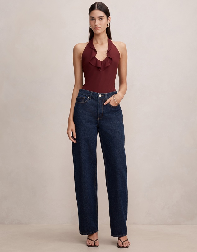 Forever New - Eden Ruffle Halter Neck Top