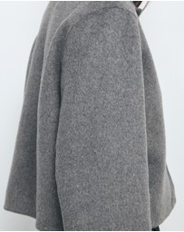 AERE - Lola Double Faced Wool Blend Coat