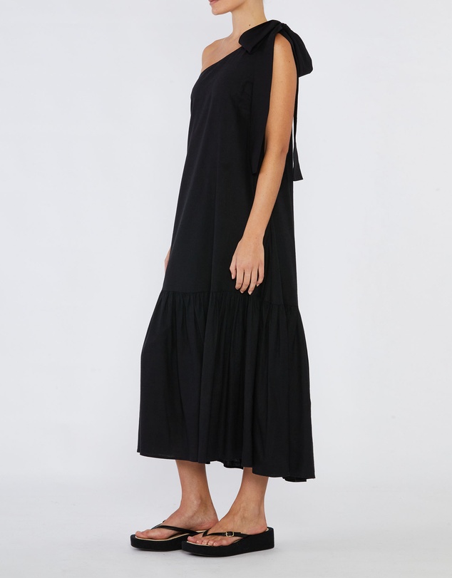 Amelius - Aruba Linen One Shoulder Dress