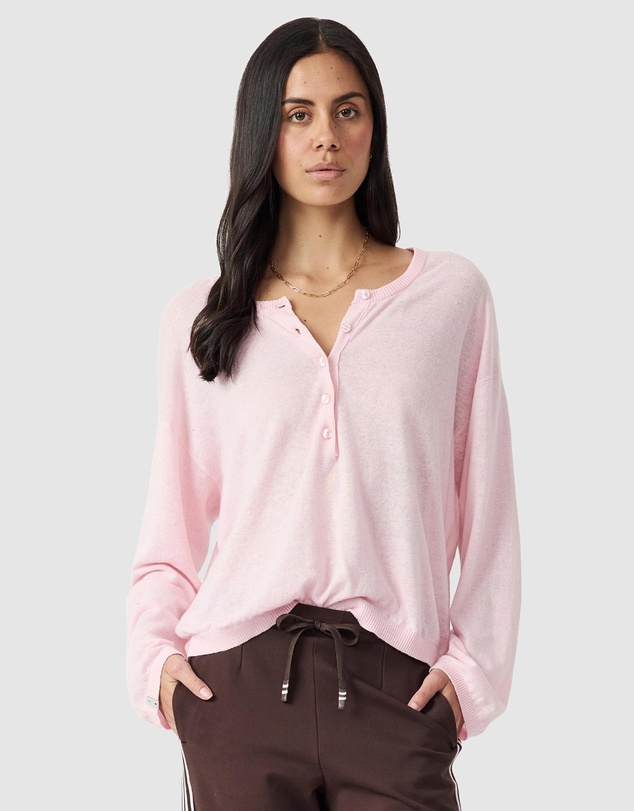 The Upside - Rylee Knit Button Top
