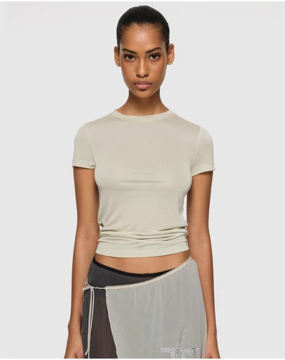 Paris Georgia - Sheer Baby Tee