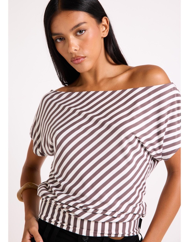 Insight - Candice Striped Slouch Top
