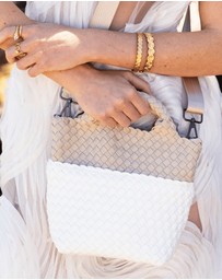 Chuchka - Woven Neoprene Mini Tote Two Tone