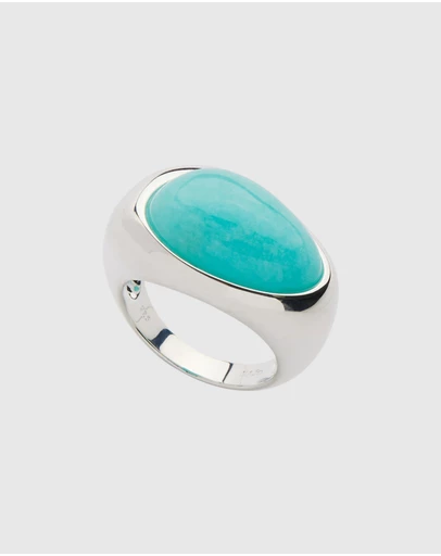 Najo - Emergence Amazonite Silver Ring