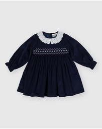 Goldie + Ace - Daphne LS Corduroy Smocked Dress - Babies-Kids