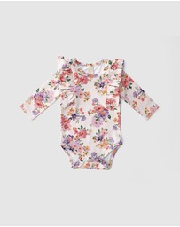 WITH LOVE FOR KIDS - Shimmy Long Sleeve Onesie - Babies