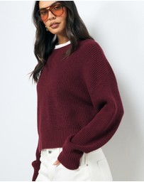 AERE - Cotton Cashmere Blend Relaxed Jumper