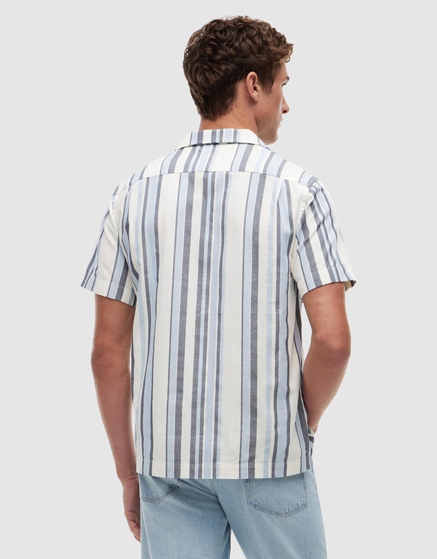 Tommy Hilfiger - Regular Fit Textured Stripe SS Shirt