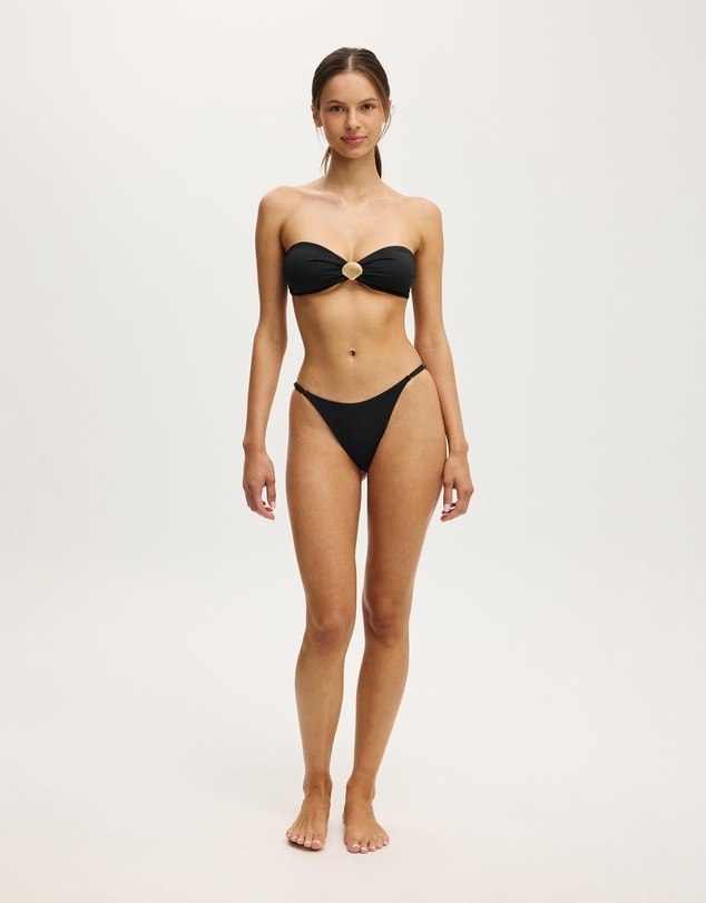 Cotton On Body - Strapless Gathered Bandeau Bikini Top