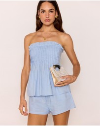 MINKPINK - Marivelle Pintuck Top