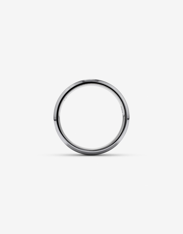Michael Hill - 6mm Black Titanium Bevelled Edge Wedding Band