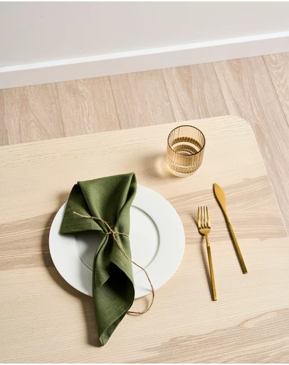 Linen House - Nimes Pure Linen 4-Piece Napkin Set