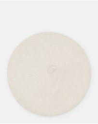 Morgan & Taylor - Lisa Wool Beret in White Cream