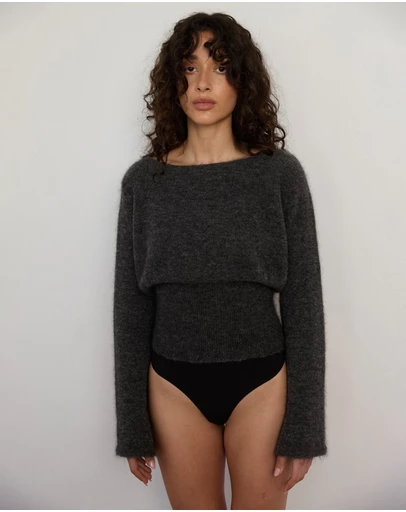 Pinky & Kamal - Mohair Ribbed Knit