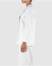 Amelius - Azure Linen Blazer