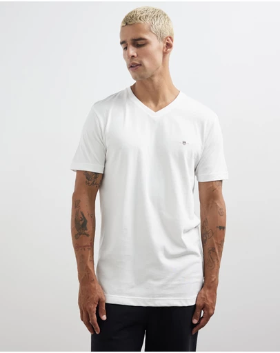 Gant - Slim Shield V-Neck T-Shirt