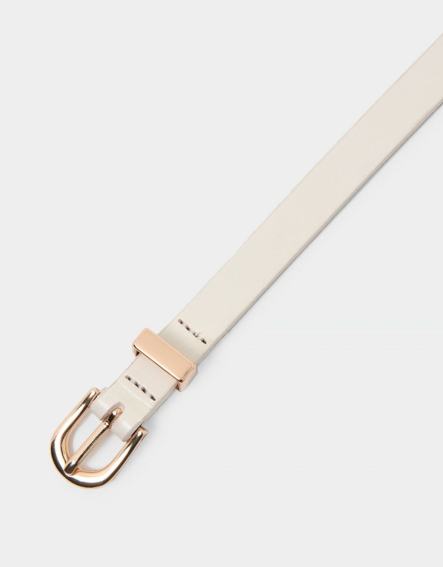 Forcast - Amira Slim Leather Belt