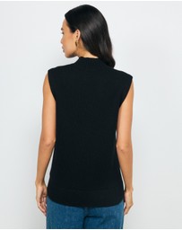 AERE - Pili Wool Cotton Knit Vest