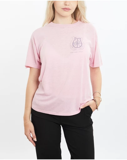 Vintage by The Real Deal - Pre Loved - Vintage 80s Forest Heights Country Club Tennis Tee