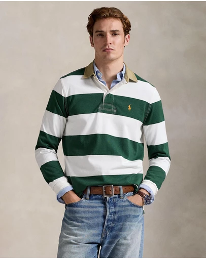 Polo Ralph Lauren - Classic Fit Khaki-Collar Rugby Shirt