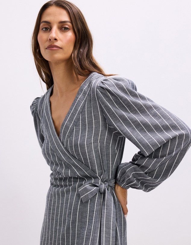 The Fated - Ellisa Wrap Maxi Dress