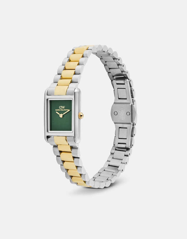 Daniel Wellington - Bound Mini 3-Link Emerald Two-Tone