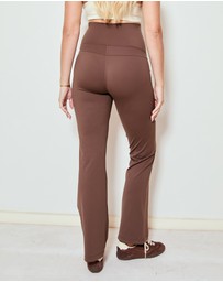 Soon Maternity - Straight Flare Overbelly Leggings