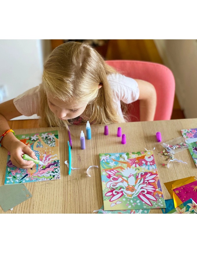 Icando - Magical Unicorns Foil Art Set