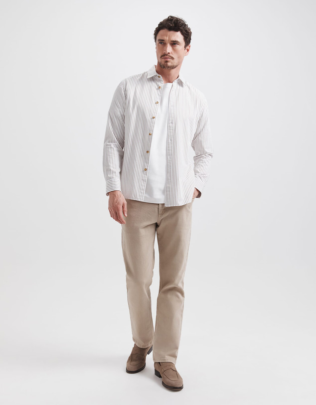 SABA - Mason Cotton Stripe Shirt