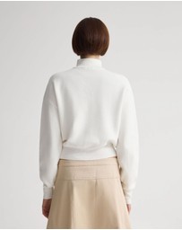 Oxford - Victoria Crop Zip Neck Knit