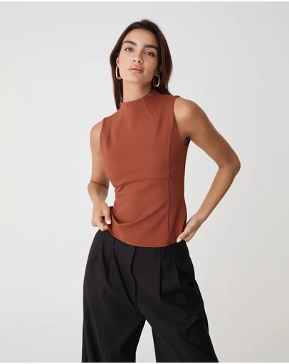 Forcast - Finnley Structured Ponte Top