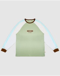 Banabae - Rad Dad Long Sleeve Spliced Tee