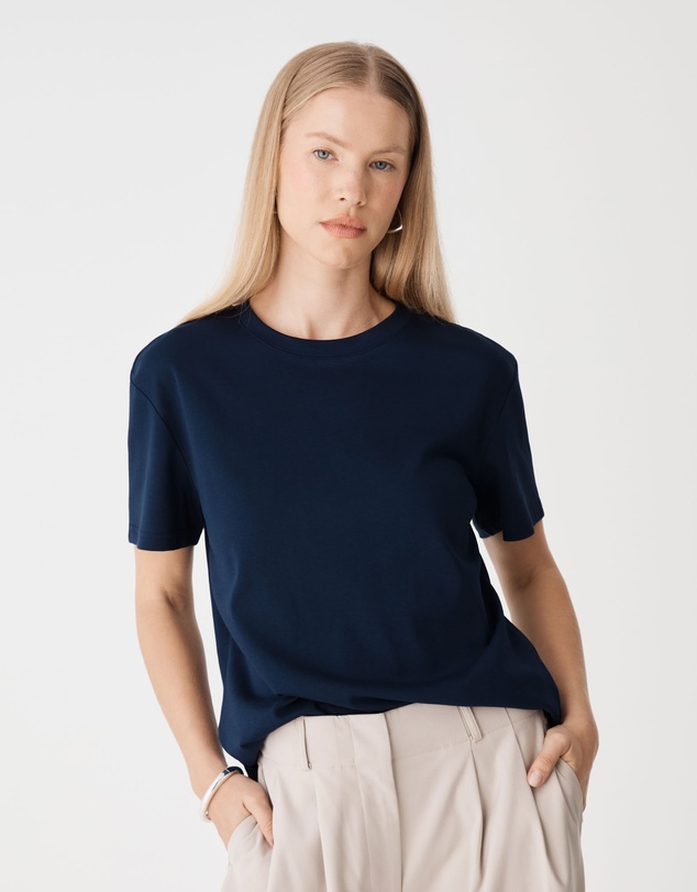 Forcast - May Relaxed Cotton T-shirt