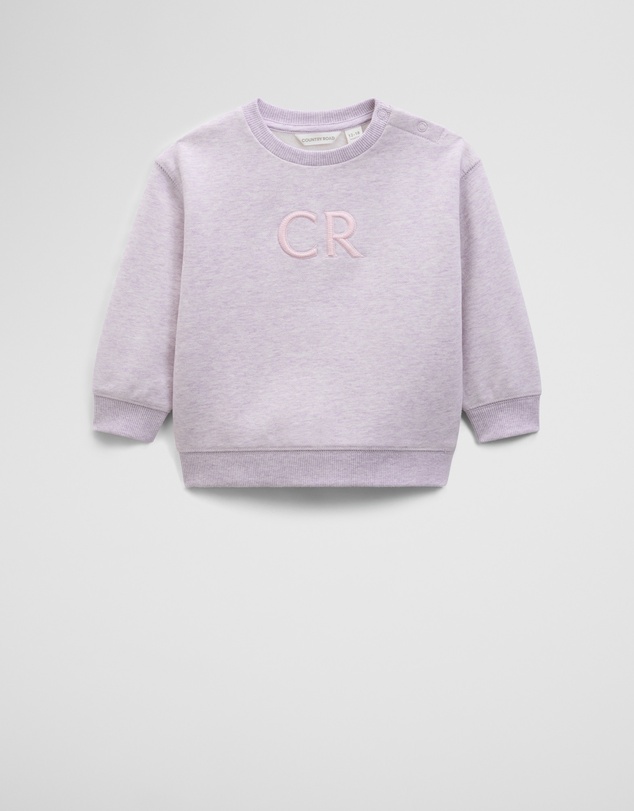 Country Road - Oversized Australian Cotton Cr Logo Sweat