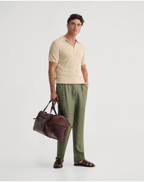 Oxford - Huck Lined Knitted Polo