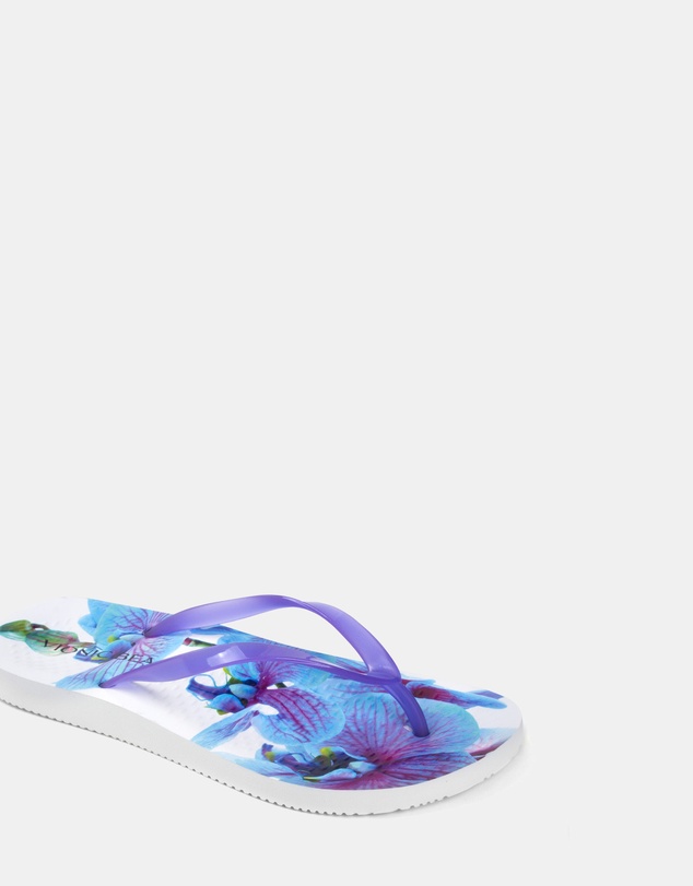 Vionic - Noosa Print Toe Post Sandal - Orchid Purple