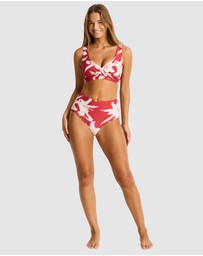 Sea Level Australia - Veridian Cross Front Multifit Bra Top