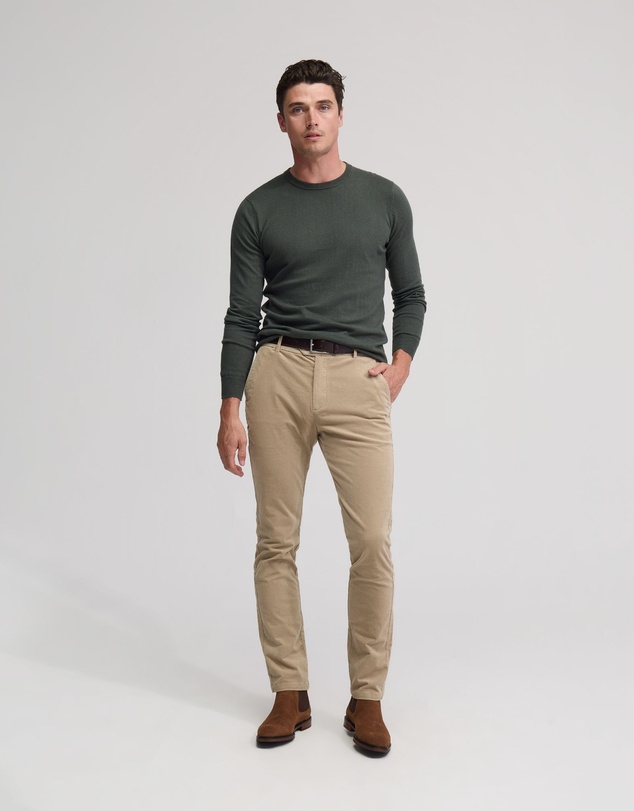 Oxford - Crew Neck Cotton Cashmere Knit