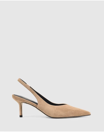 Siren - Yory Slingback Kitten Heels
