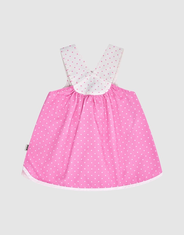 Huxbaby - Icing-On-The-Cupcake Polka Dot Pinafore - ICONIC EXCLUSIVE - Babies-Kids